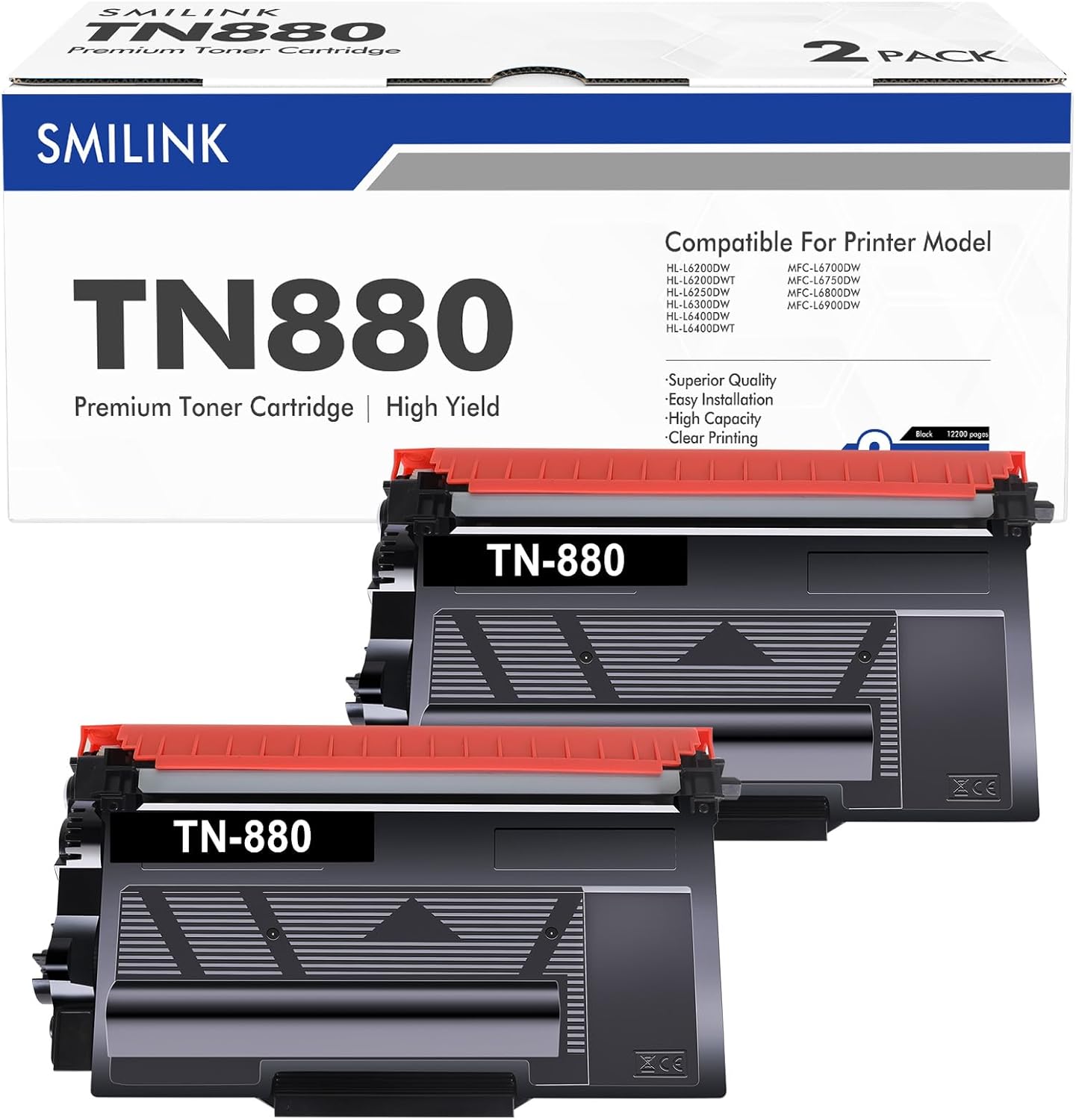 TN880 Super High Yield Toner Cartridge for HL-L6200DW Printers