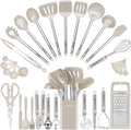 Kitchen Utensil Set Silicone - 33-Piece Nonstick Cookware Tools