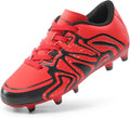 Youth Soccer Cleats Lightweight Firm Ground for Little Big Kid - Grip