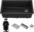 Bellucci Workstation 32 in. Undermount Granite Composite Sink