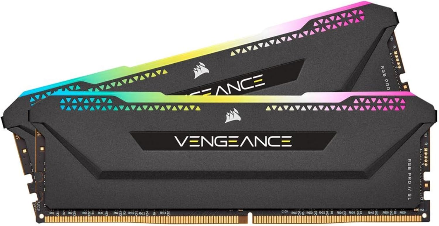Corsair Vengeance RGB Pro SL 16GB DDR4 3200 Memory for Gamers