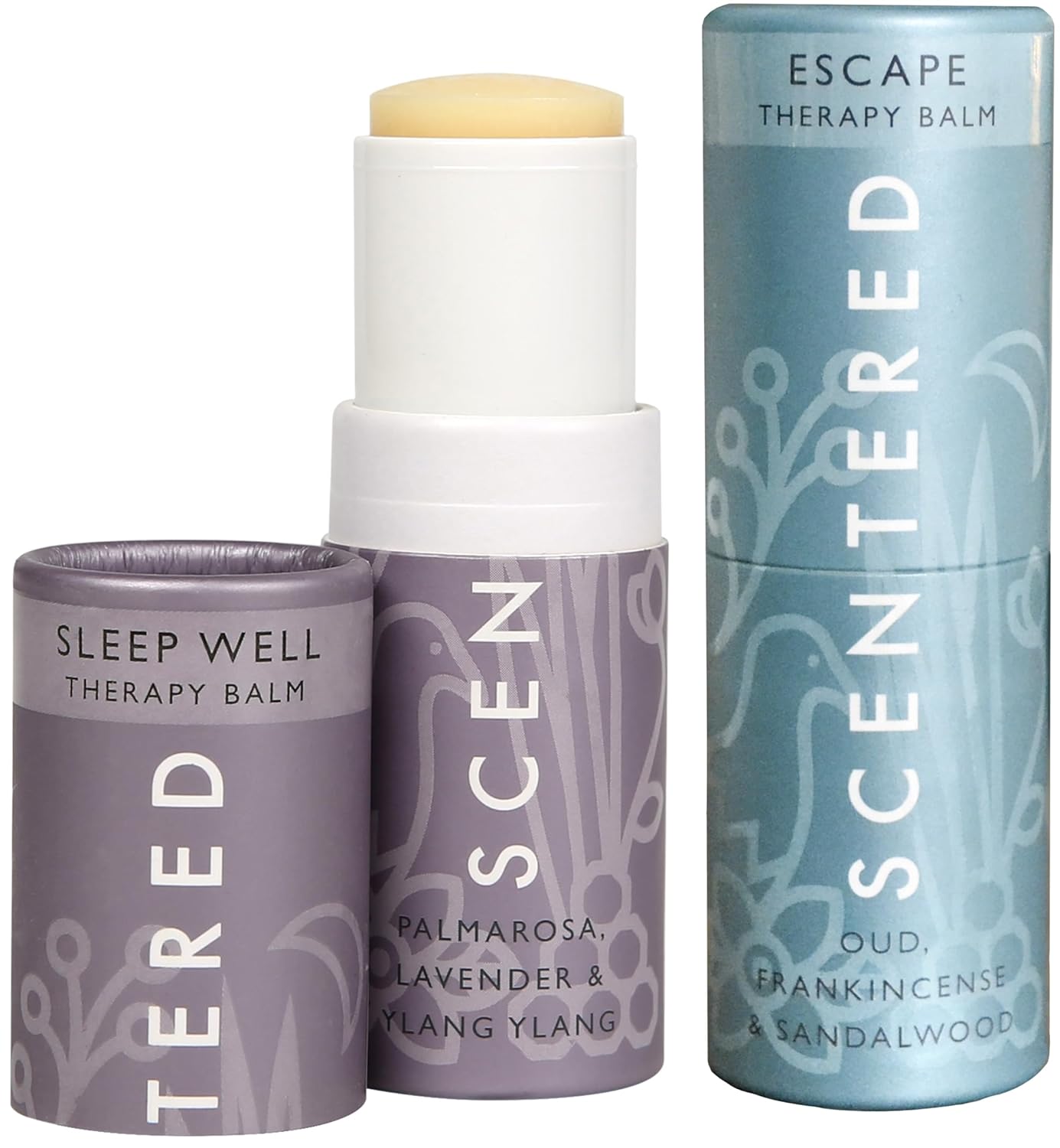 Scentered Aromatherapy Balm Stick Duo for Sleep and Meditation