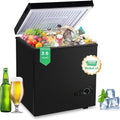 3.5 Cu.Ft Chest Freezer Small Deep Freezer - Compact Cold Storage
