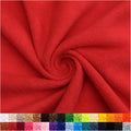 Red Solid Fleece Fabric 3 Yards Bolt - Soft Medium Weight Fleece
