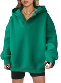 Oversized V Neck Hoodies Womens Sweatshirt - Cozy Fall Pullover Fit