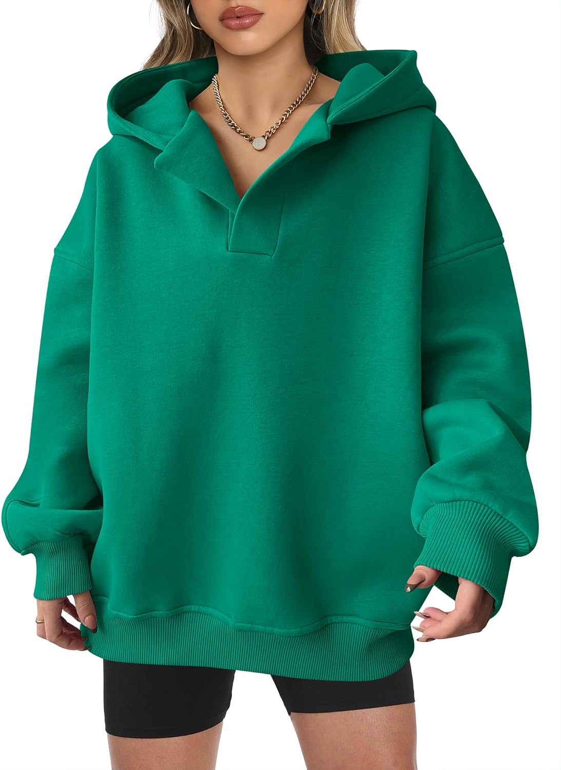 Oversized Hoodies for Women - V Neck Sweatshirts for Fall 2025