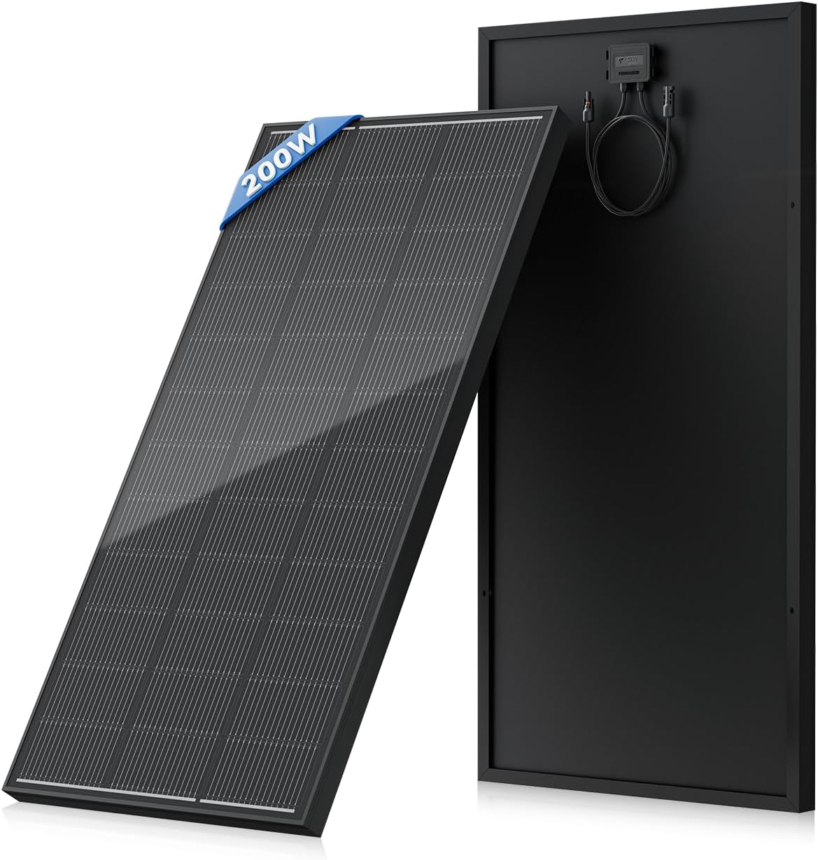 200 Watt Solar Panel with 25% Efficiency for Off-Grid Systems