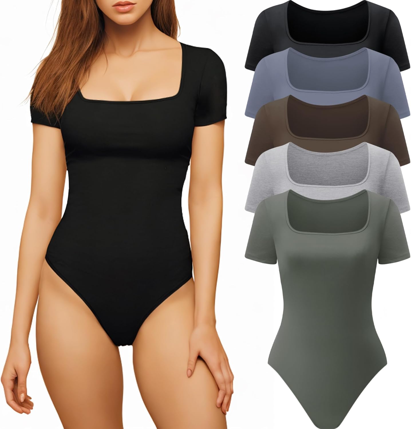 CE' CERDR Womens Short Sleeve Bodysuits for Every Occasion