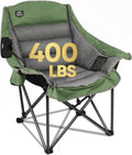 Oversized XL Folding Camping Chair - Heavy Duty 400lb Support