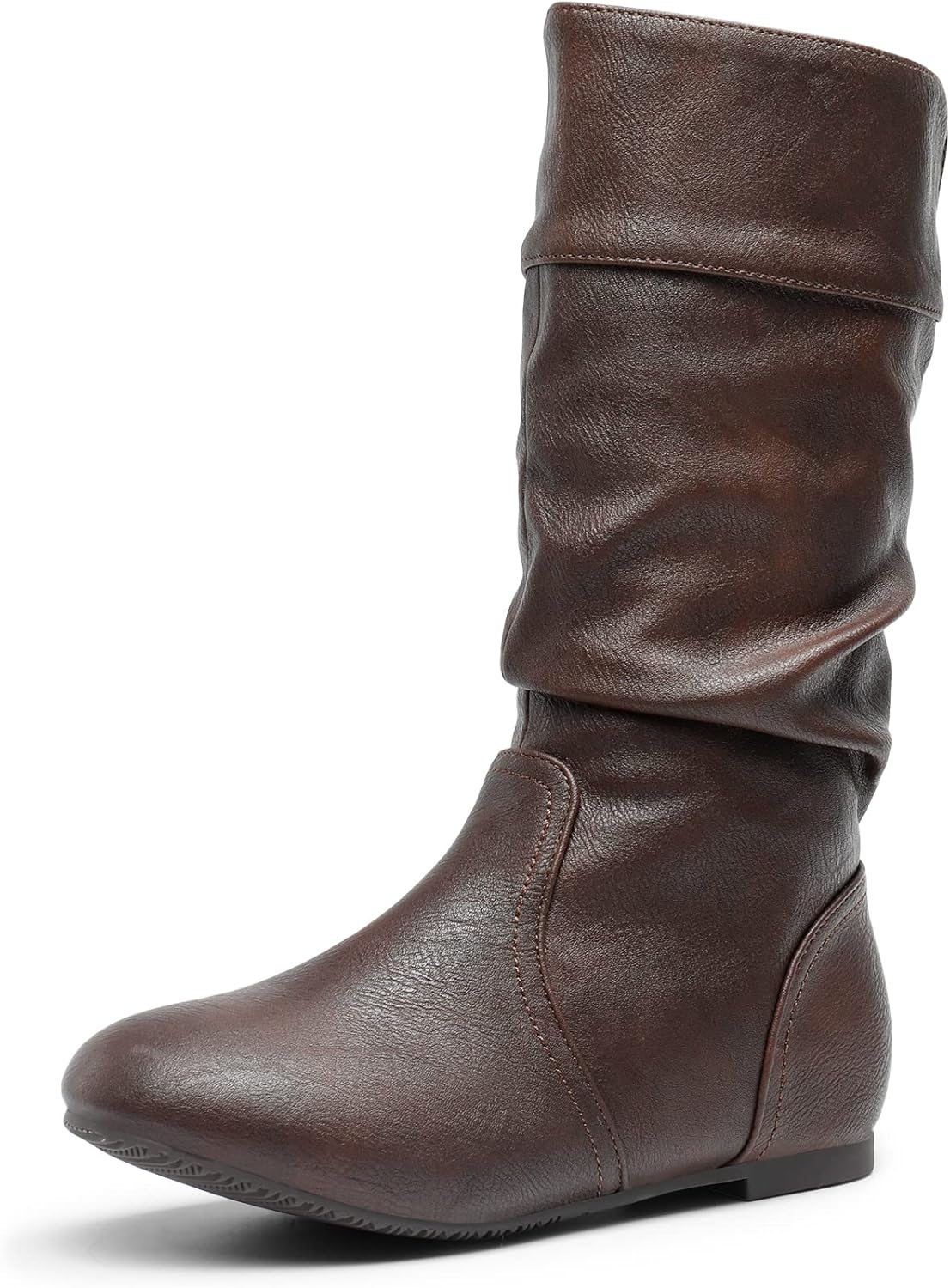 DREAM PAIRS Girl's Faux Fur Lined Knee High Winter Boots