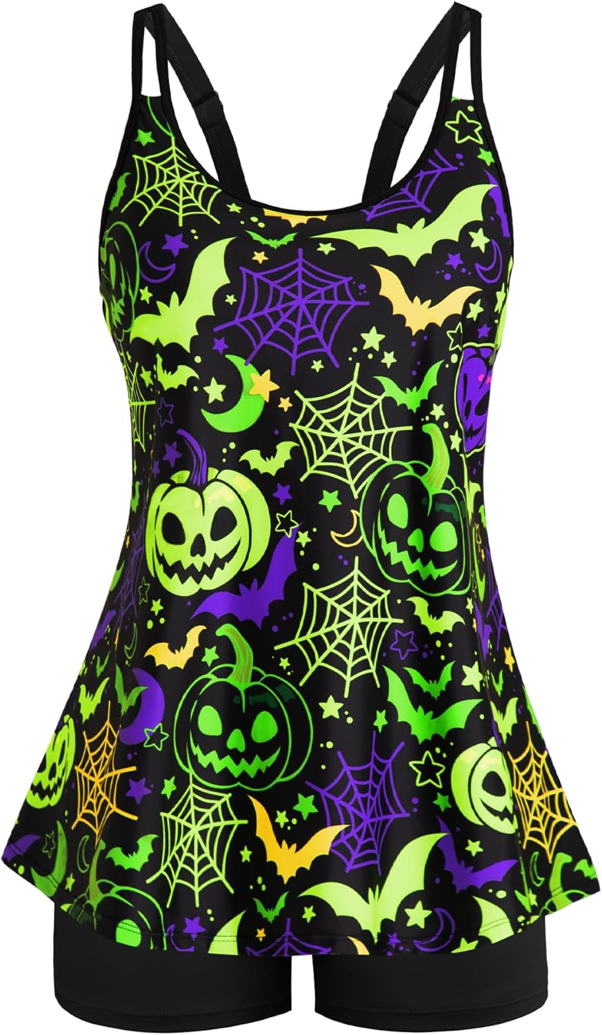 Arolina Tankini Swimsuits for Women with Tummy Control Design