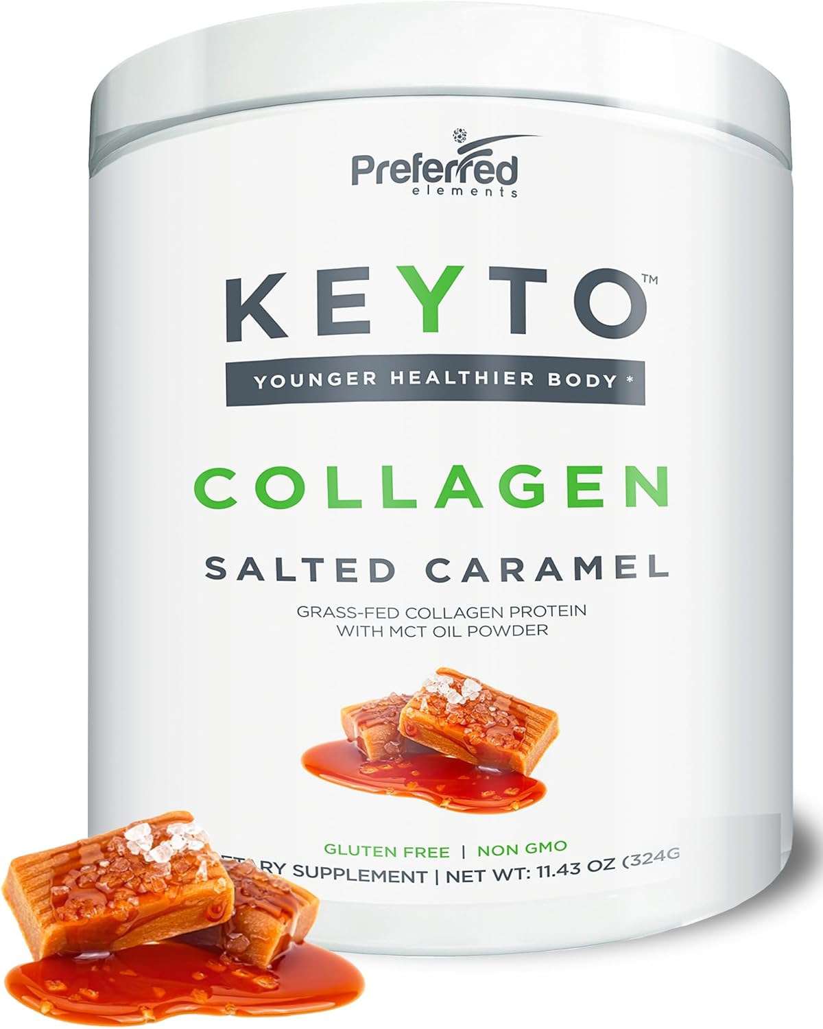 Keto Collagen Protein Powder with MCT Oil for Healthy Skin