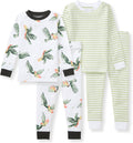 Boys 8 Years Organic Cotton 2-Piece Long Sleeve Pajama Set - Soft Snug