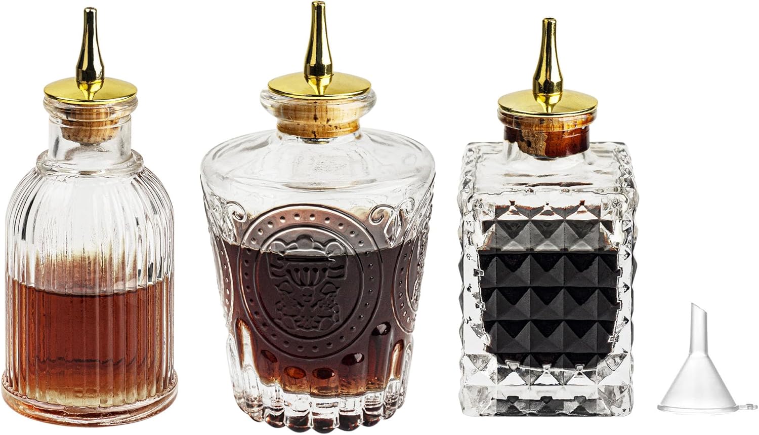 Glass Dasher Bottle Set - Enhance Your Cocktails!