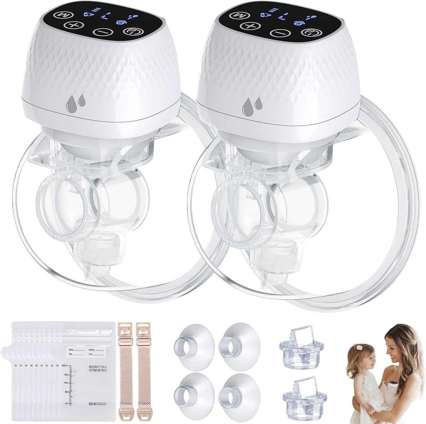 ASAHINA Hands Free Breast Pump S12: Efficient & Portable Design