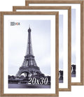 VCK 20x30 Frame 3 Pack - Brown Walnut Poster Picture Frames