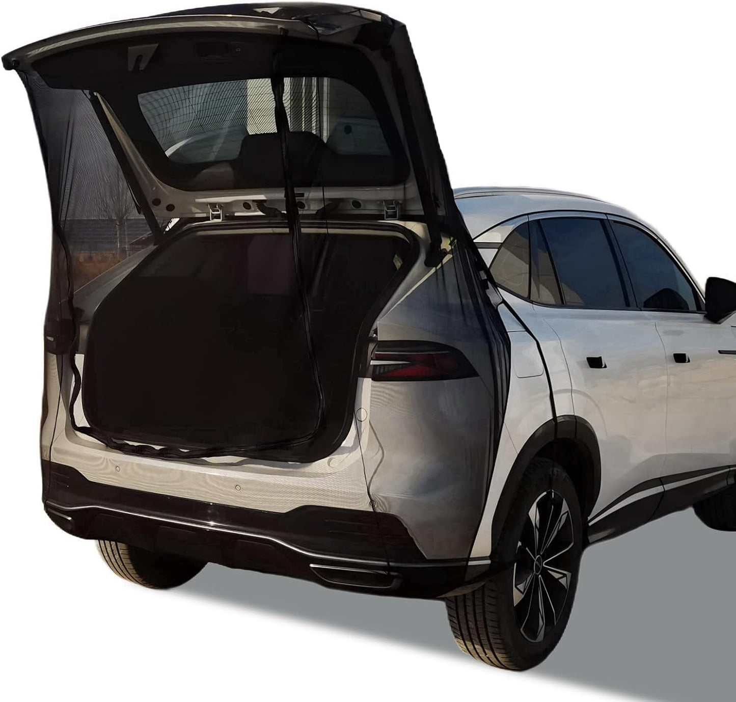 Car Camping Tailgate Mesh Screen for SUVs and Mini Vans