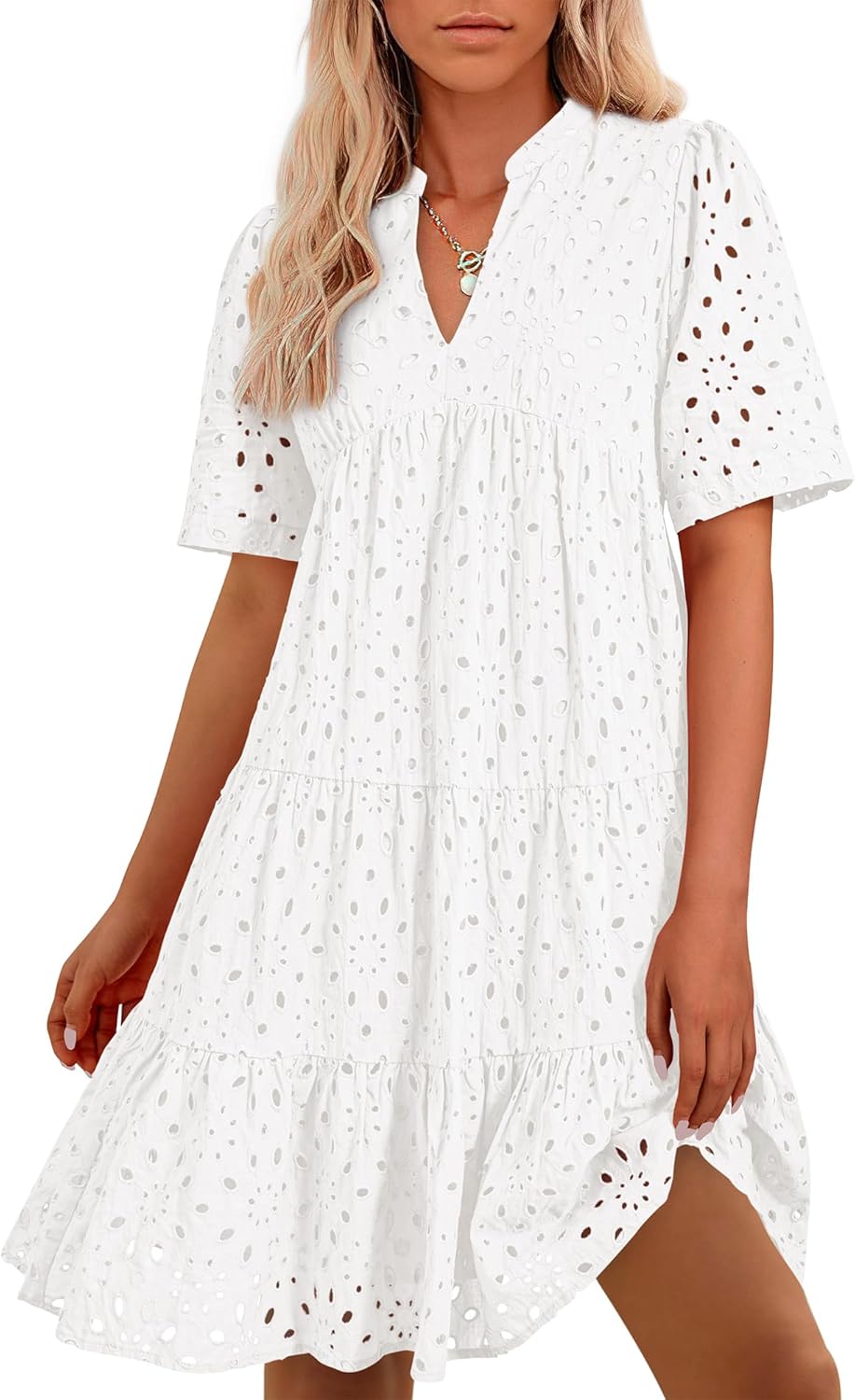 BTFBM Womens Boho Summer Dresses for Beach and Vacation Fun