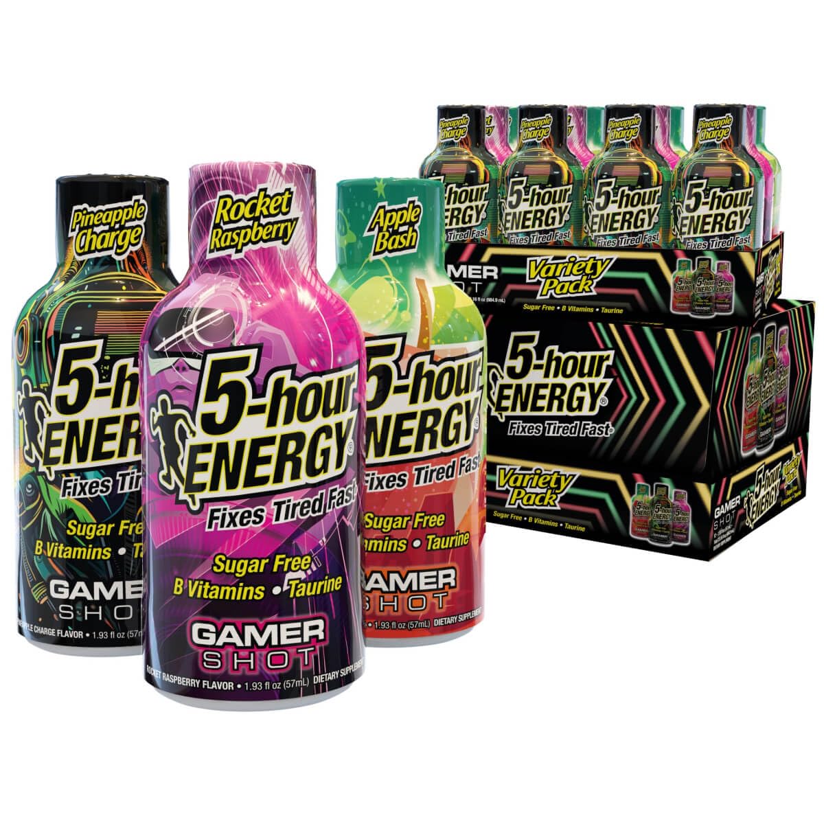 5-Hour Energy Gamer Shots Variety Pack for Ultimate Boost