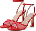 High Heels for Women Pointed Open Toe Kitten Heels - Dress Sandals