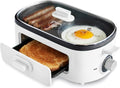 GreenLife 3-in-1 Breakfast Maker Station - Compact Ceramic Egg & Toast