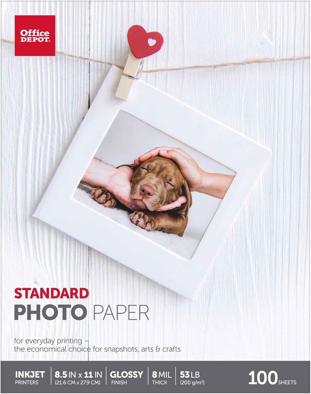 Vibrant Prints: Office Depot Glossy Photo Paper