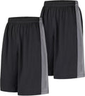 Men's Long Athletic Shorts 12in - Quick Dry Camo Gym Shorts