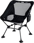 iClimb Ultralight Compact Camping Folding Beach Chair - Stable Square