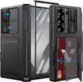Vihibii Galaxy Z Fold 6 Case with S Pen & Card Holder - Rugged