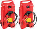 Scepter 14 Gallon Gasoline Container 2-Pack - Wheeled Fuel Transfer