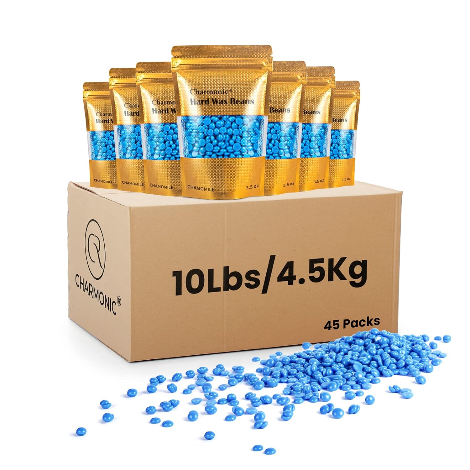 Charmonic Hard Wax Beads for Effective Hair Removal at Home