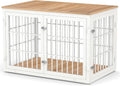 48 Inch Heavy Duty Dog Crate Furniture for Large Dogs Indoor