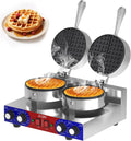 SICHI Double Waffle Maker: 550Heat, Timer Control