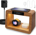 Wireless Charger Station for Samsung with Digital Alarm Clock - Fast