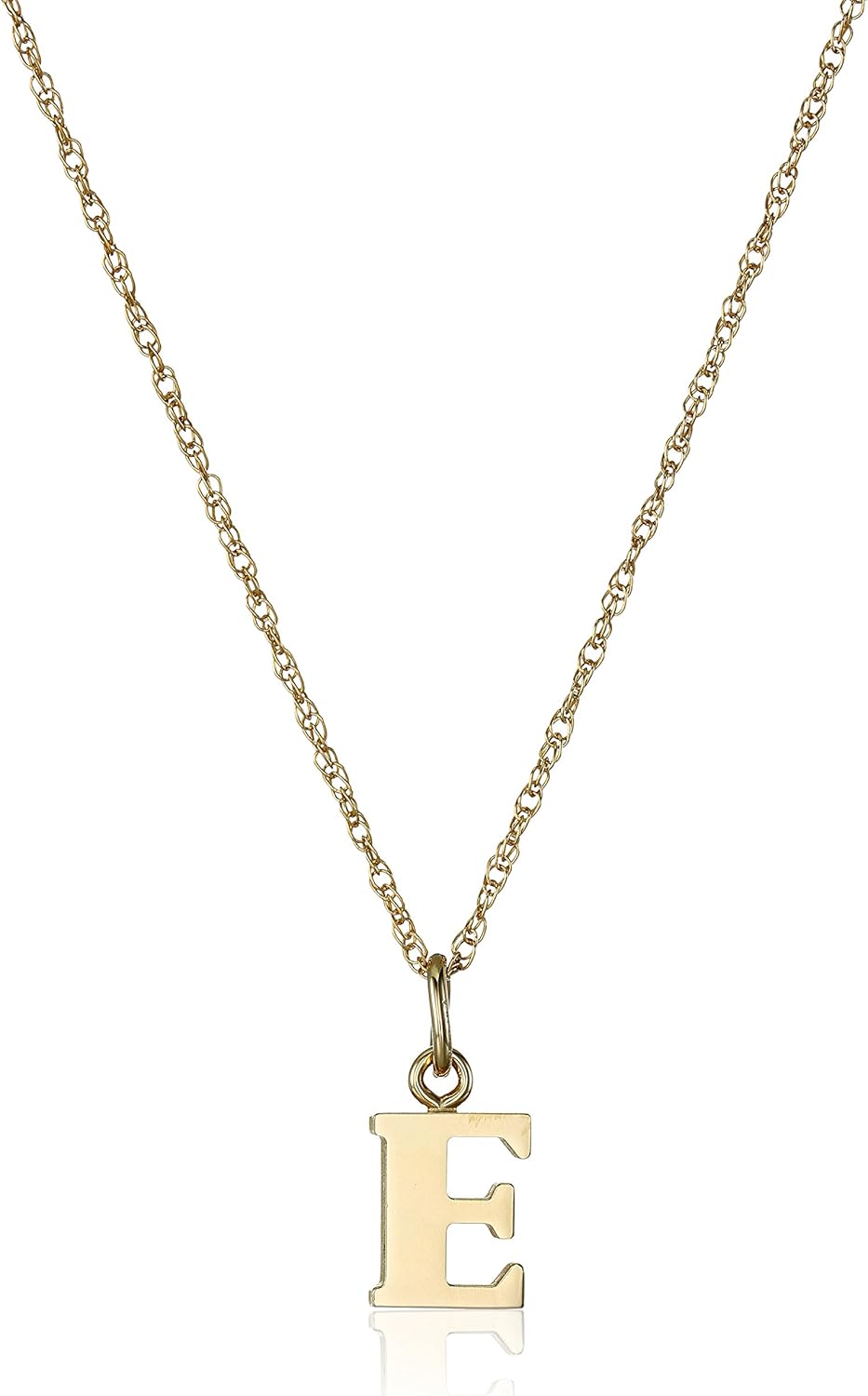 14k Gold-Filled Letter Charm Pendant Necklace for Personal Style