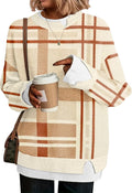 Womens Fall Cowboy Chic Knit Sweater - Cozy Oversized Pullover