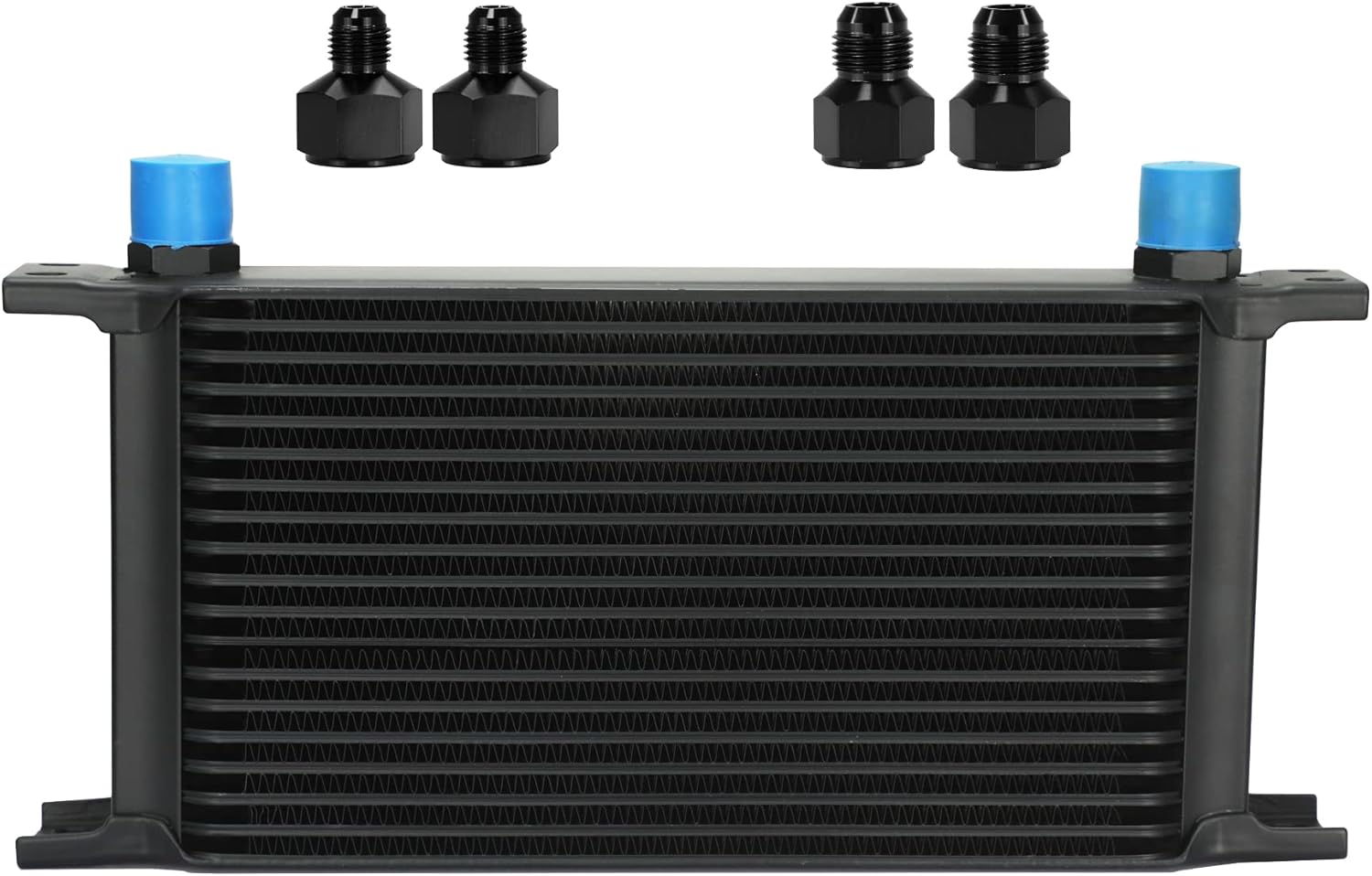 Ucreative 19 Row Aluminum Engine Transmission Oil Cooler Kit