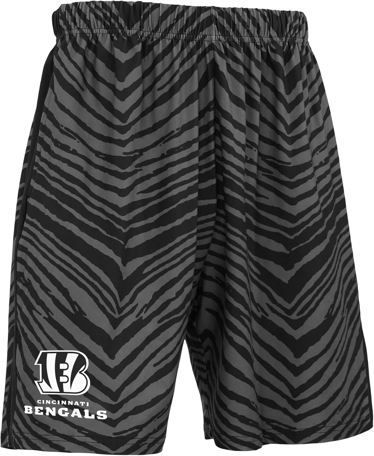 Zubaz NFL Men's 7 Inseam Shorts in Vibrant Camo and Zebra Styles