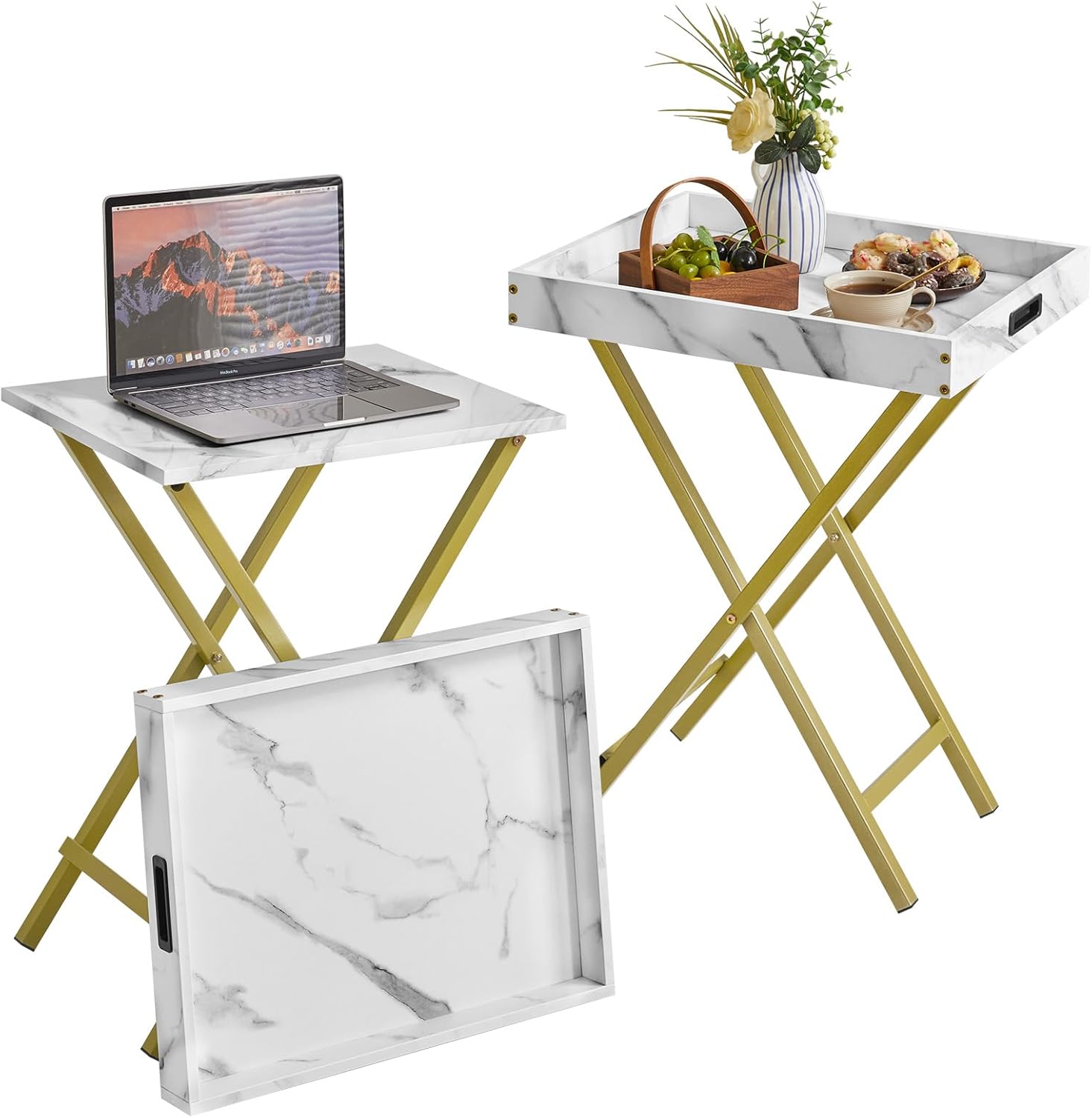 Portable Foldable TV Tray Set for Any Space