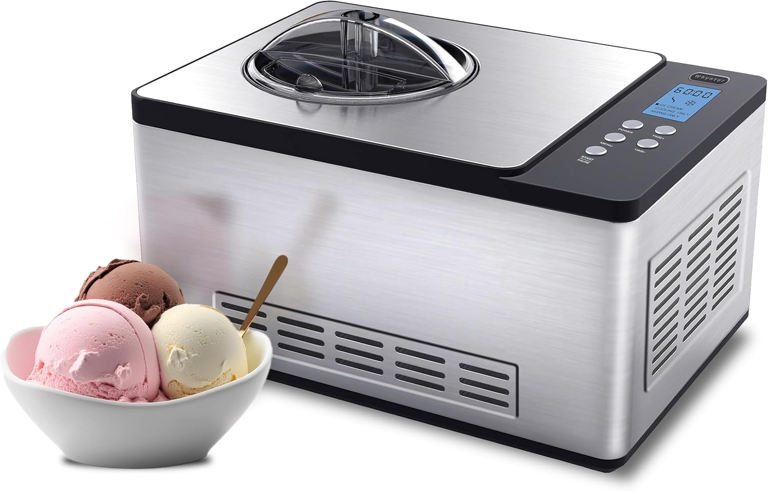 Whynter Auto Ice Cream Maker: No Pre-Freezing Needed!