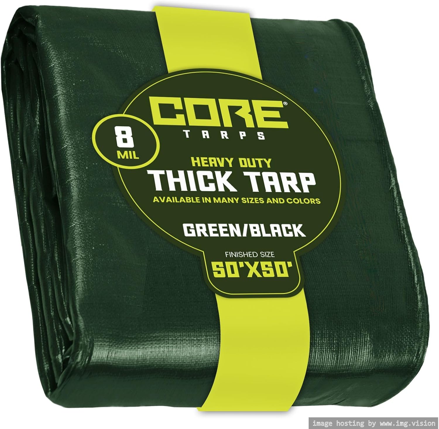 Heavy Duty 8 Mil Tarp Cover for All Weather Protection