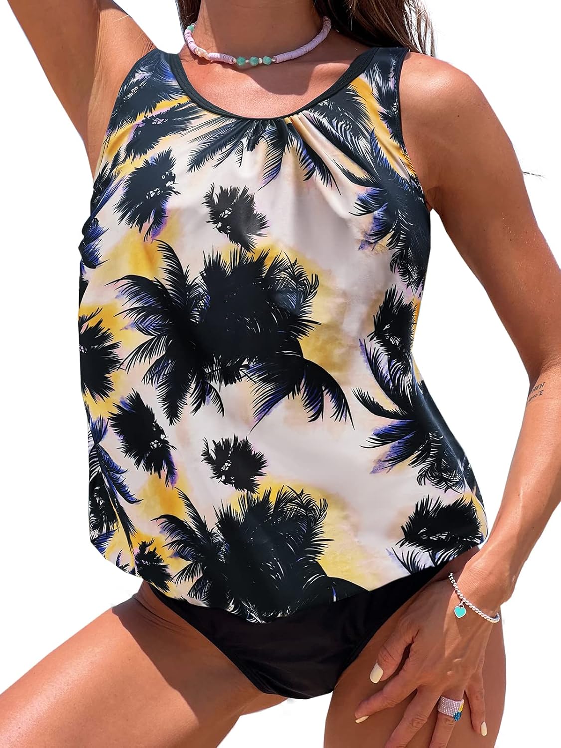 BIKINX Tankini Swimsuits for Women with Tummy Control Design
