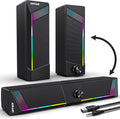 Immersive Gaming Soundbar w/ Subwoofer & RGB Lights