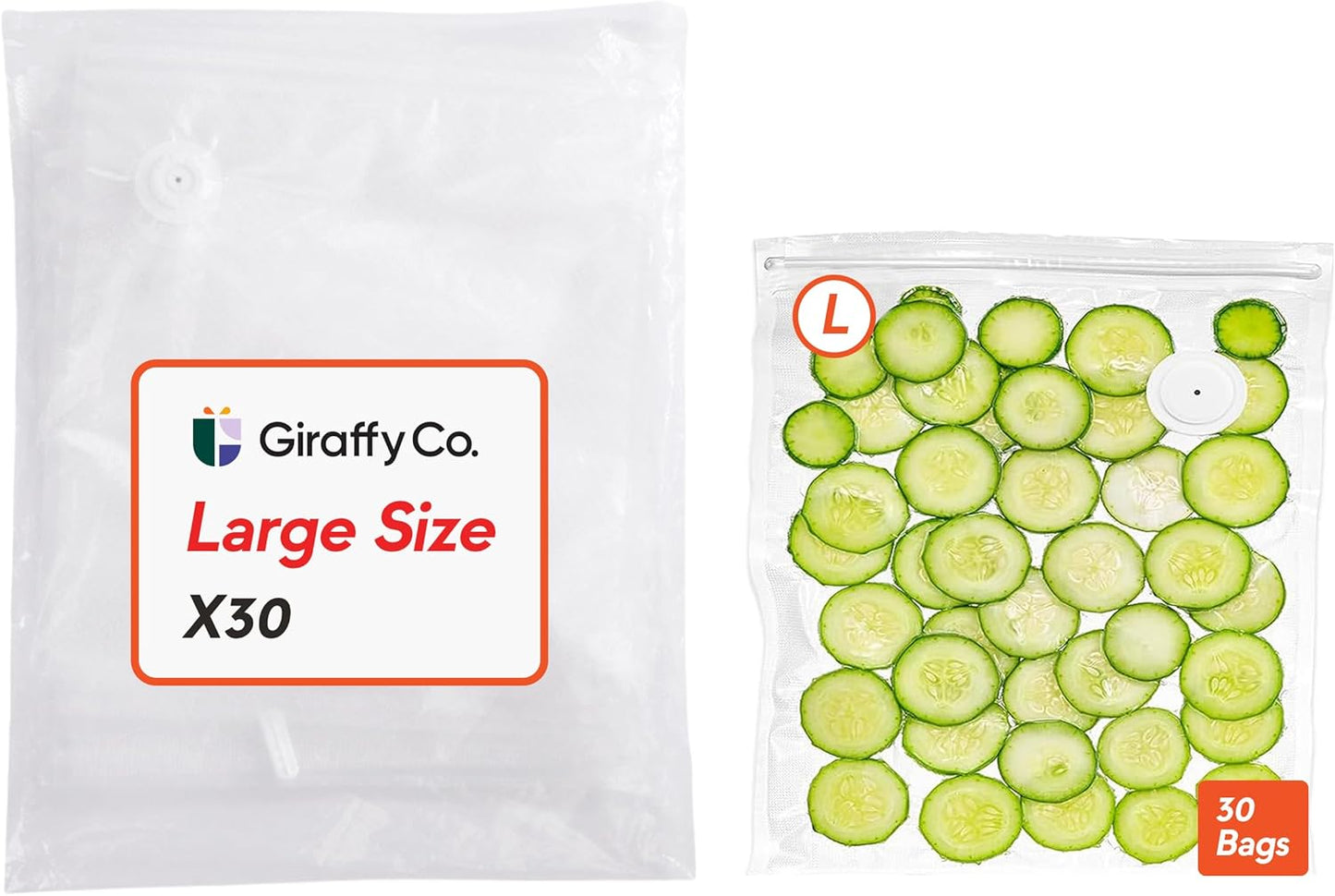Reusable Vacuum Sealer Bags for Food Storage and Meal Prep