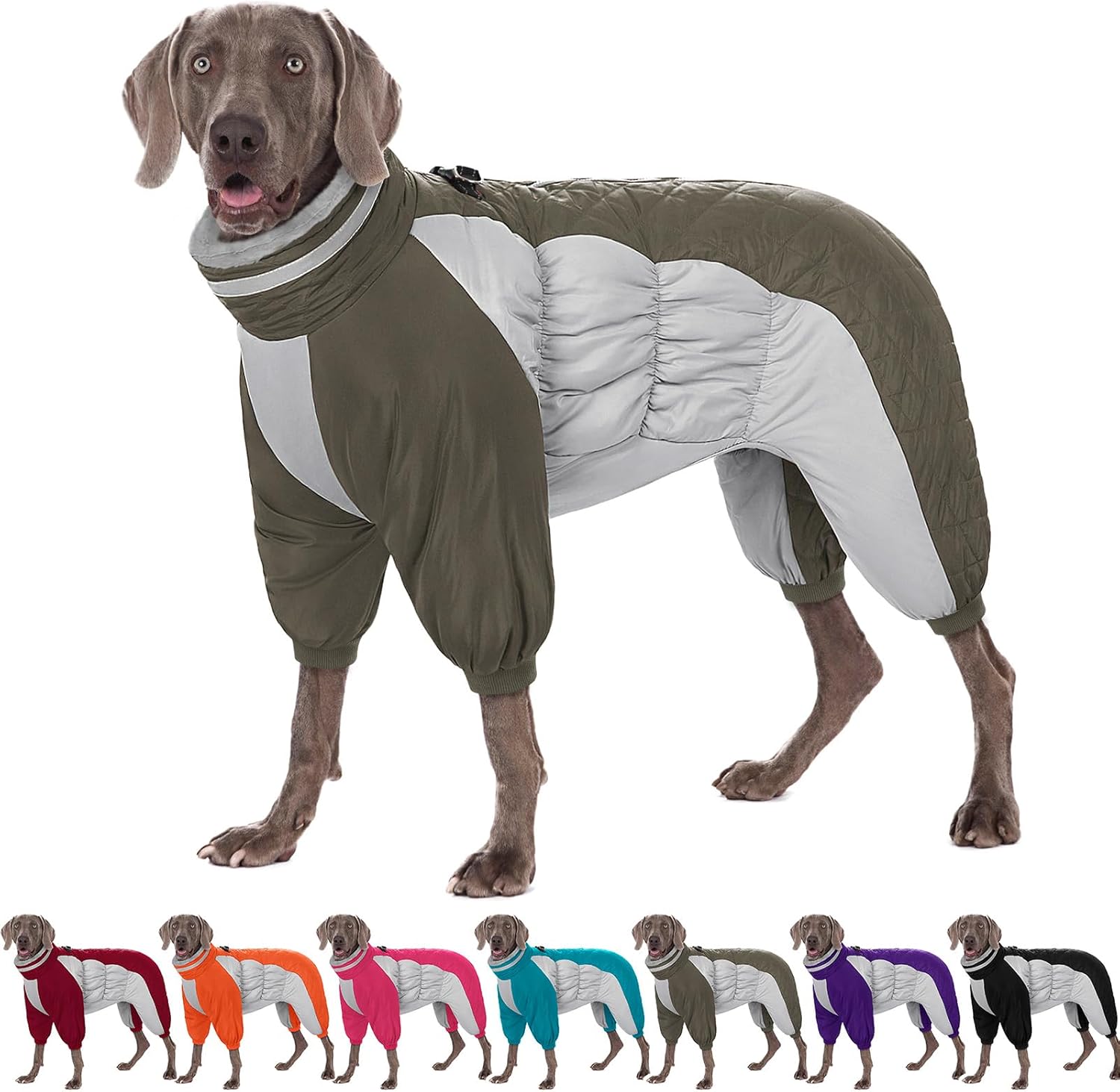 AOFITEE Dog Coat Warm Puffer Jacket for Winter Protection