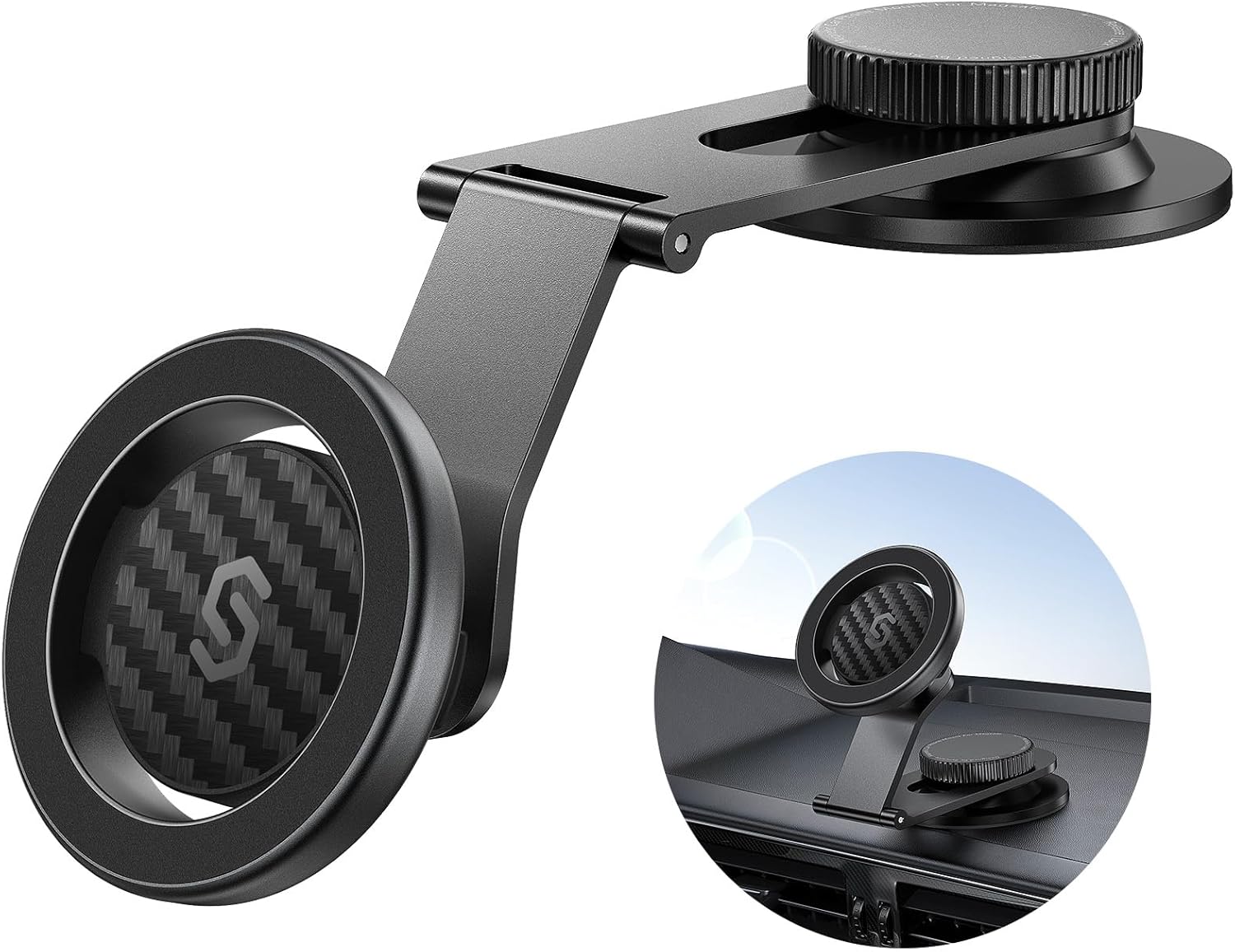 SYNCWIRE MagSafe Car Mount: Premium Magnetic Phone Holder