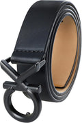 Calvin Klein CK Monogram Cut Out Buckle Belt - Classic Casual Style