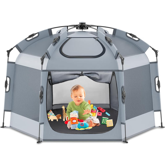 Portable Baby Playpen by Babepai - Indoor/Outdoor Fun!