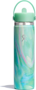 Hydro Flask Wide Mouth Water Bottle 24 oz - Insulated with Flex Straw