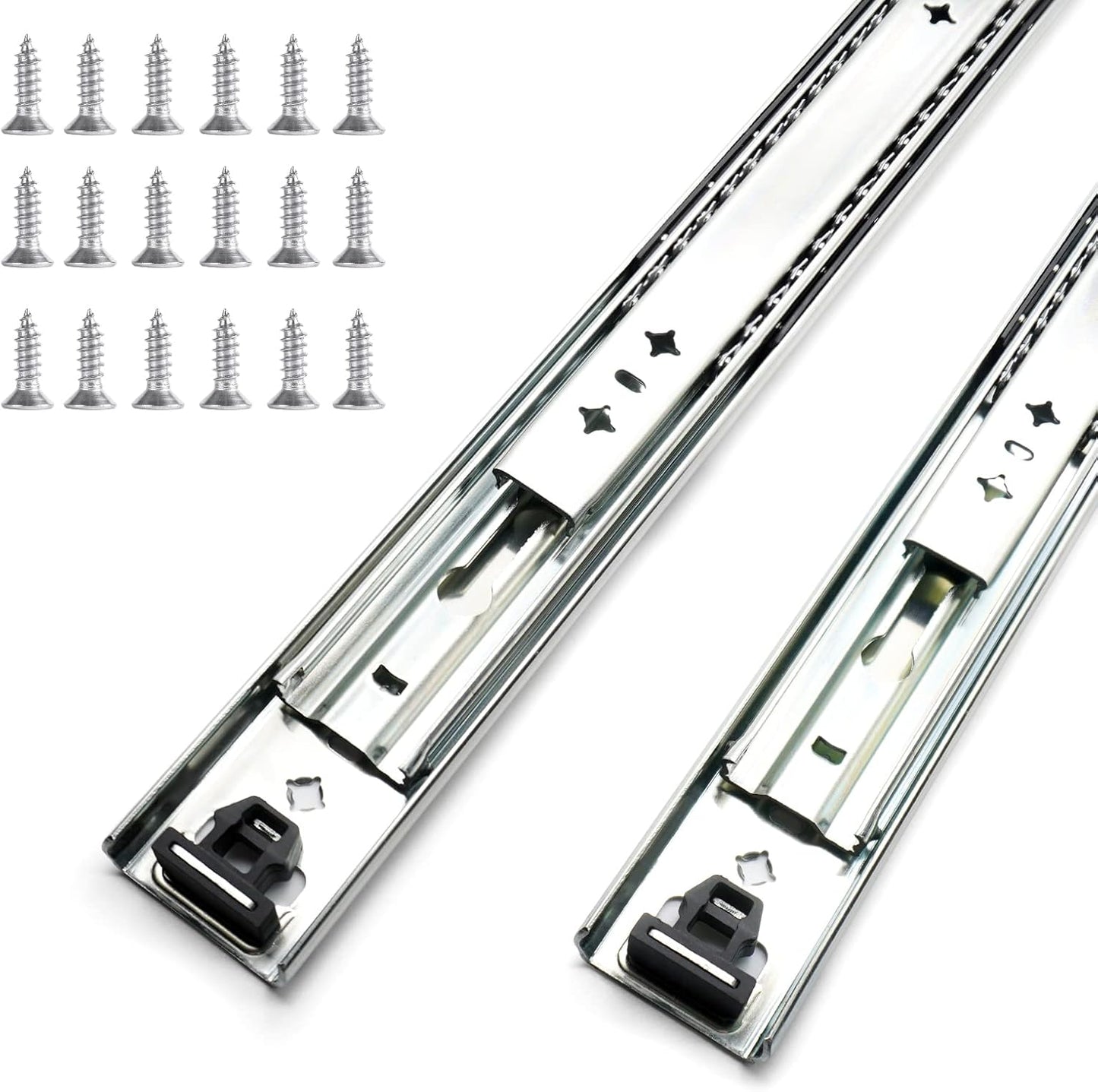 22 Inch Heavy Duty Drawer Slides with Full Extension Capability